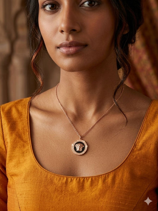 Medusa Luxe Medallion Necklace